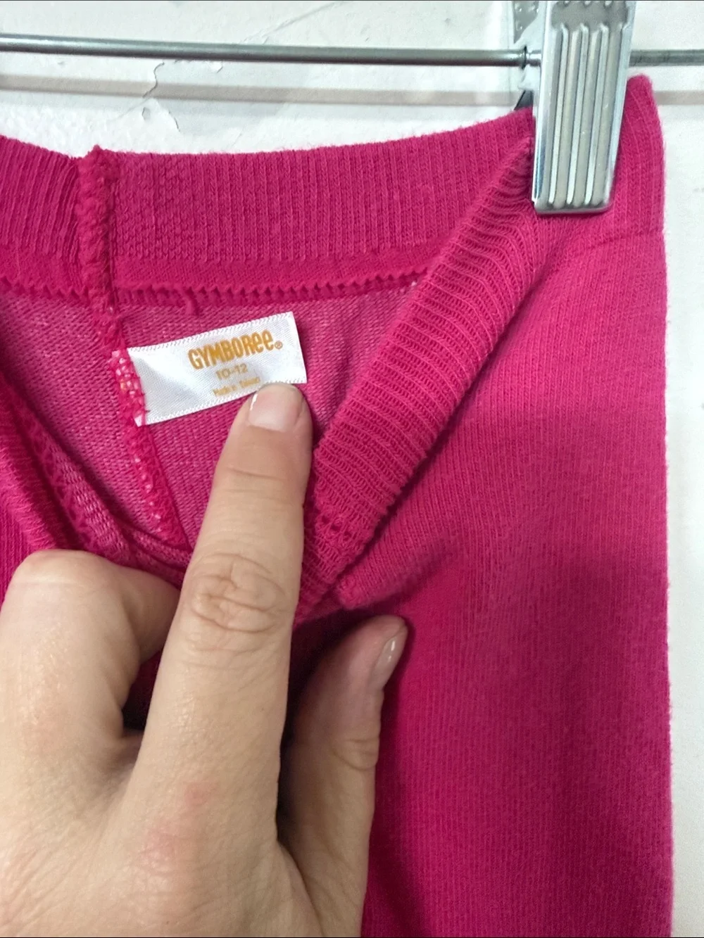 Gymboree Hot Pink Striped Floral Tights